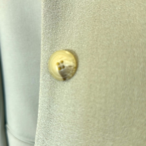 Beautiful Pastel Green 100% Wool Lightweight Blazer Suit Separates Size 10 - Picture 6 of 11